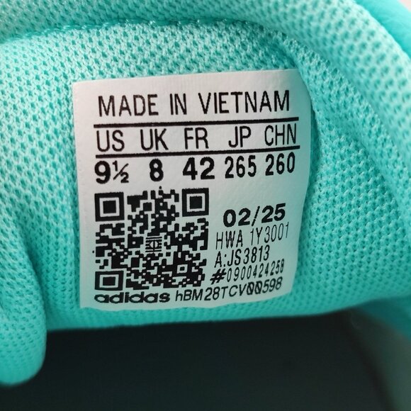 Adidas VL Court Bold Women's Size 9.5 Blue Suede Sneakers Casual JS3813 - Picture 8 of 10